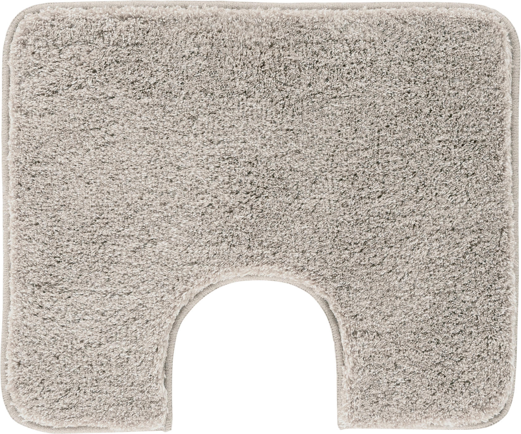 WC-VORLEGER Taupe 50/60 cm  - Taupe, Basics, Kunststoff/Textil (50/60cm) - Grund