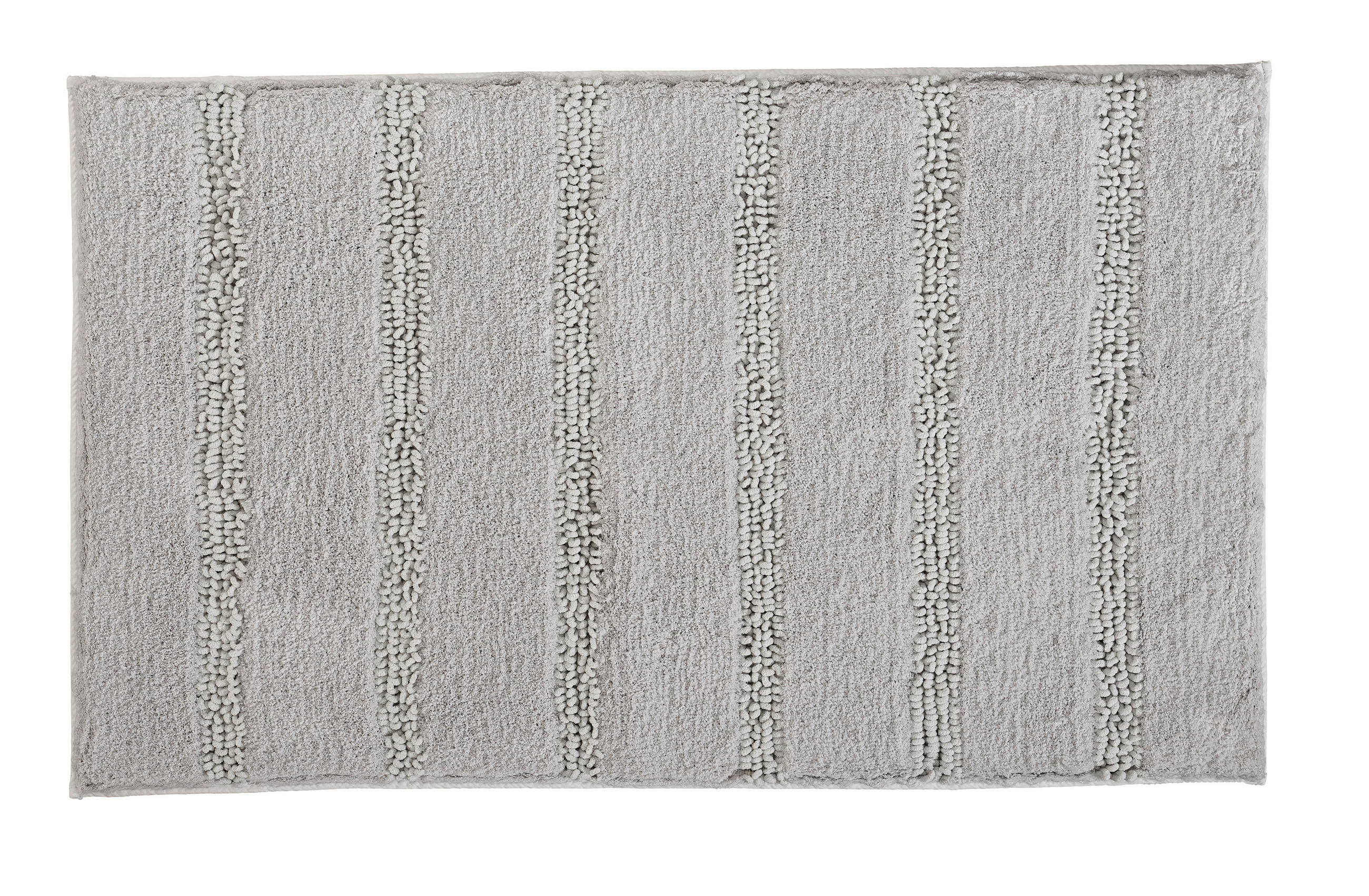 KOPALNIŠKA PREPROGA MONROVIA  srebrne barve 60/100 cm  - srebrne barve, Konvencionalno, tekstil (60/100cm) - Kleine Wolke