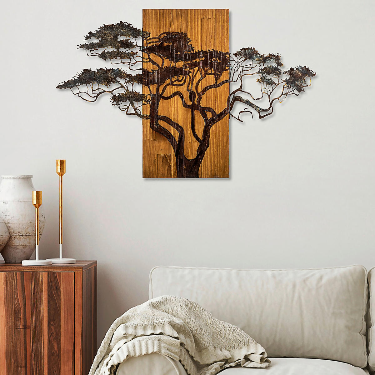 OBJEKTBILD 90/58 cm    - Multicolor, Basics, Holzwerkstoff (90/58cm)