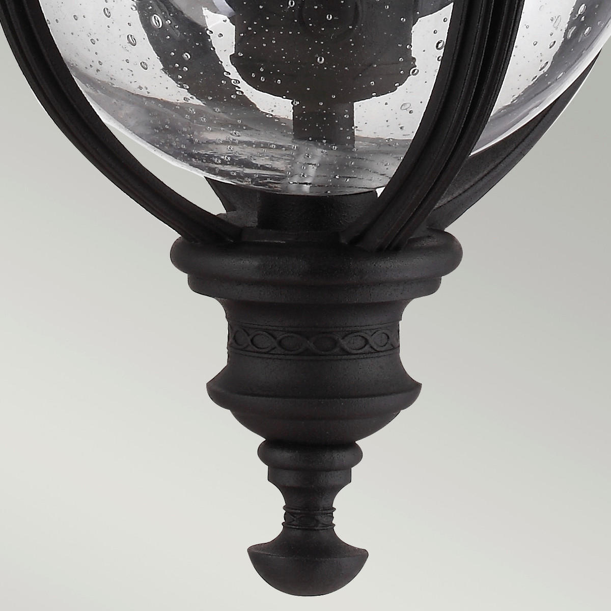 AUSSENHÄNGELEUCHTE - Schwarz, Basics, Glas/Metall (21.6/58cm) - Elstead Lighting