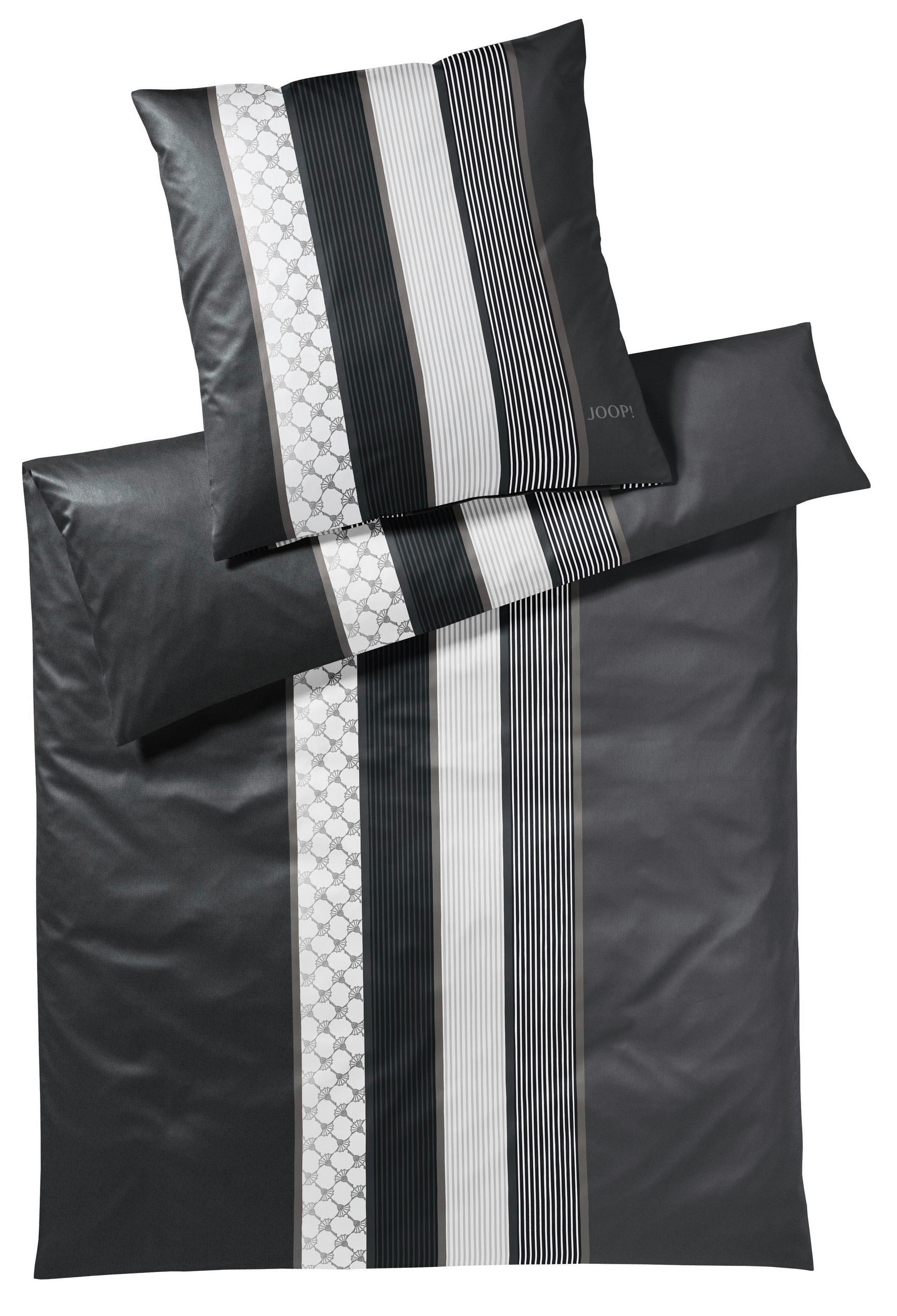 Joop! POVLEČENÍ, makosatén, černá, bílá, 155/220 cm