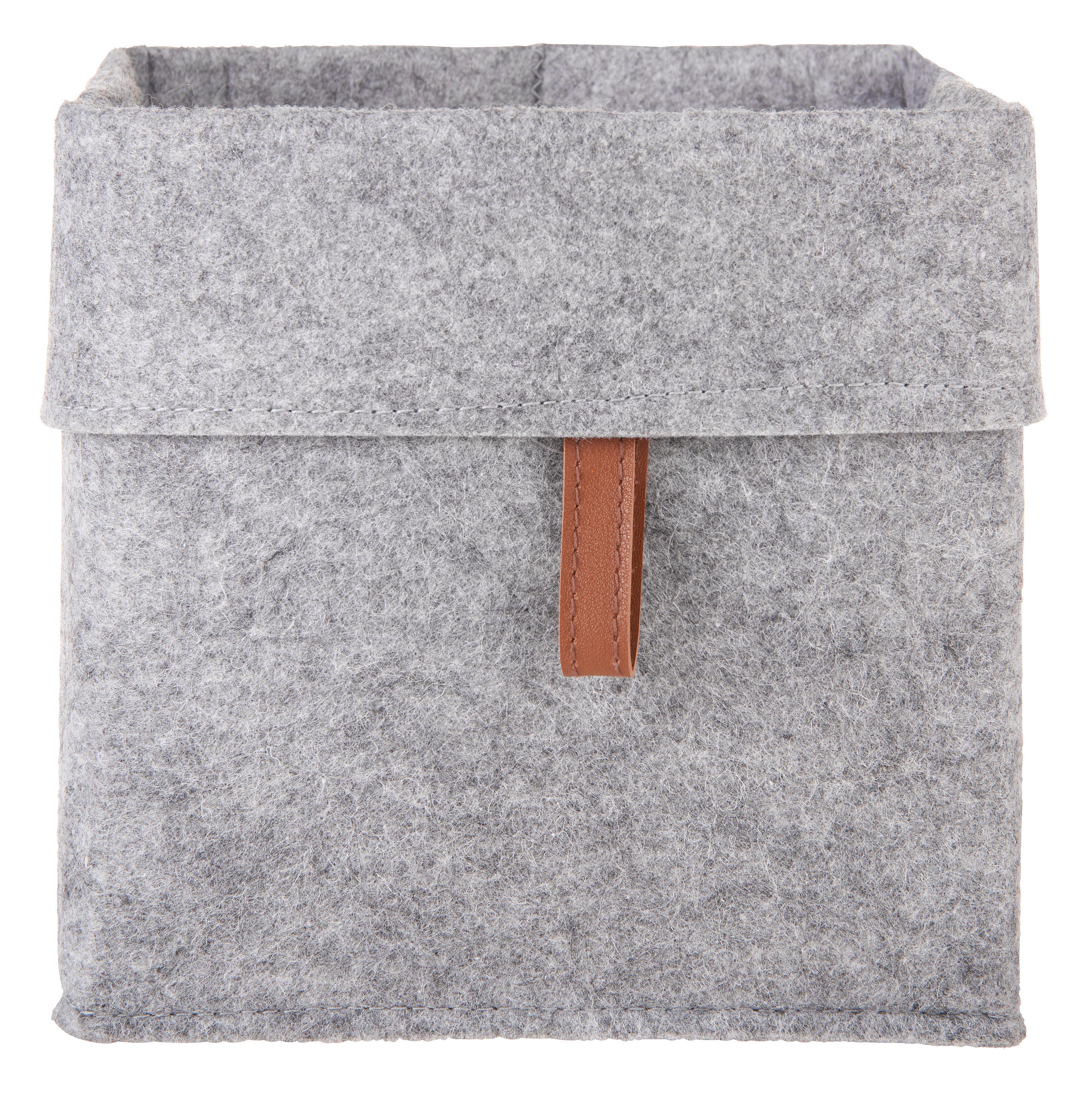 POLCKOSÁR  - világosszürke/barna, Trend, textil (25/24/25cm) - Landscape