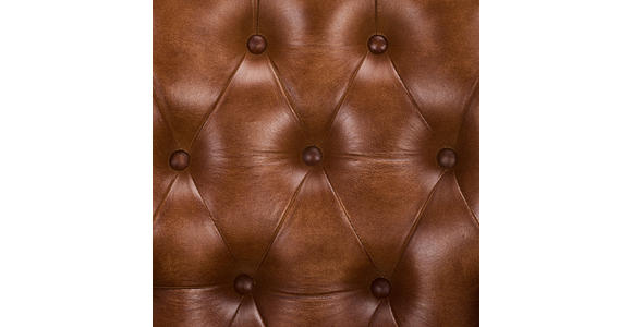 SESSEL in Echtleder Braun  - Braun, LIFESTYLE, Leder/Holz (84/88/83cm) - Landscape