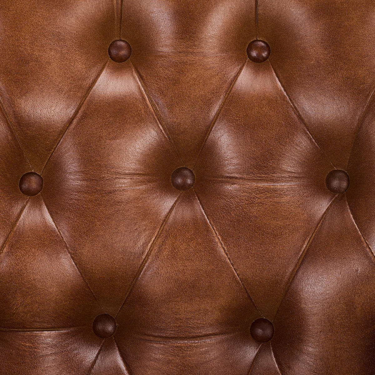 SESSEL in Echtleder Braun  - Braun, LIFESTYLE, Leder/Holz (84/88/83cm) - Landscape