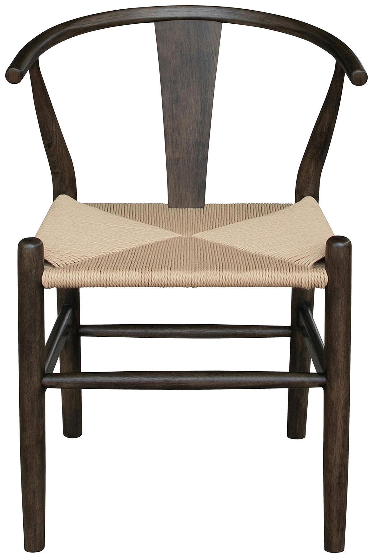 STOL  - svart/naturfärgad, Modern, trä (55/77/55cm) - Niels Andersson