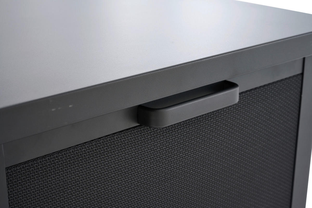 KISSENBOX 58,7/75/135,5 cm  - Grau, Basics, Kunststoff/Metall (58,7/75/135,5cm) - Siena Garden