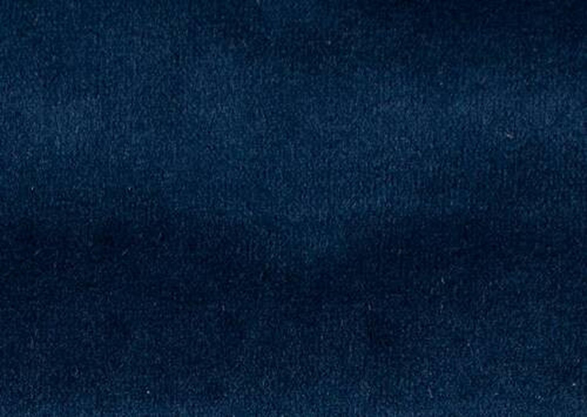 ECKSOFA  in Flachgewebe Blau  301/191 cm  - Blau/Schwarz, Design, Textil/Metall (301/191cm) - Moderano
