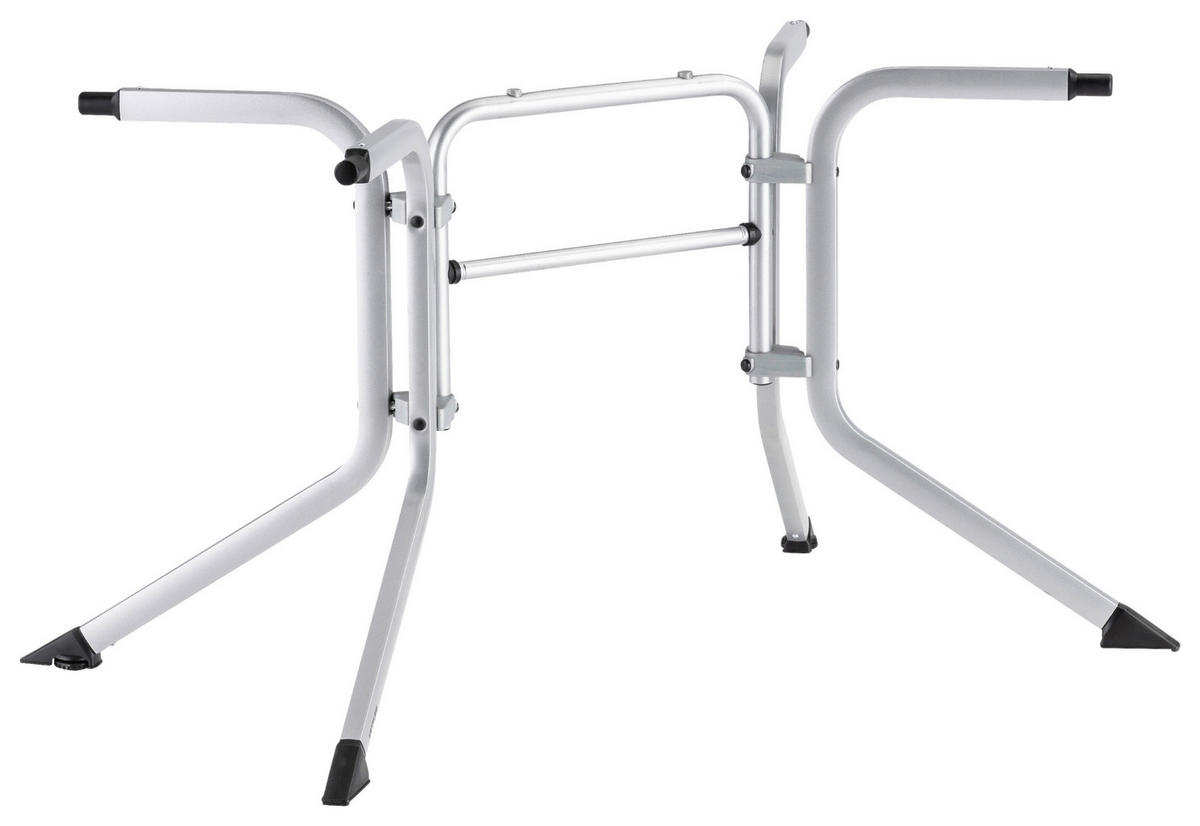 GARTENKLAPPTISCH 160/95/74 cm Metall, Kunststoff rechteckig  - Anthrazit/Silberfarben, Basics, Kunststoff/Metall (160/95/74cm) - Kettler