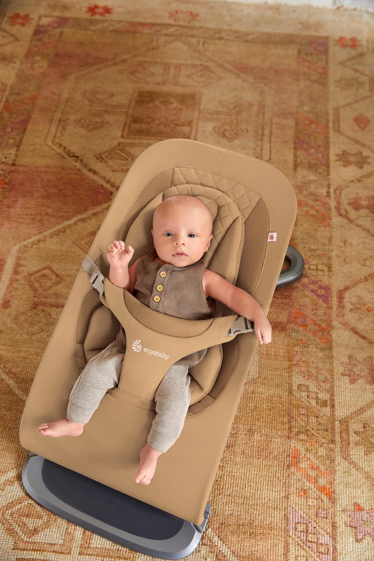 NJIHALICA   - svetlobraon/antracit, Osnovno, tekstil/plastika (42/56/81,3cm) - Ergo Baby