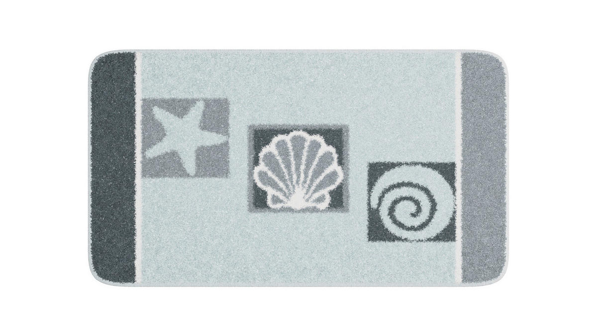 KÚPEĽŇOVÁ PREDLOŽKA, 65/115 cm - sivá, Basics, textil/plast (65/115cm) - Grund