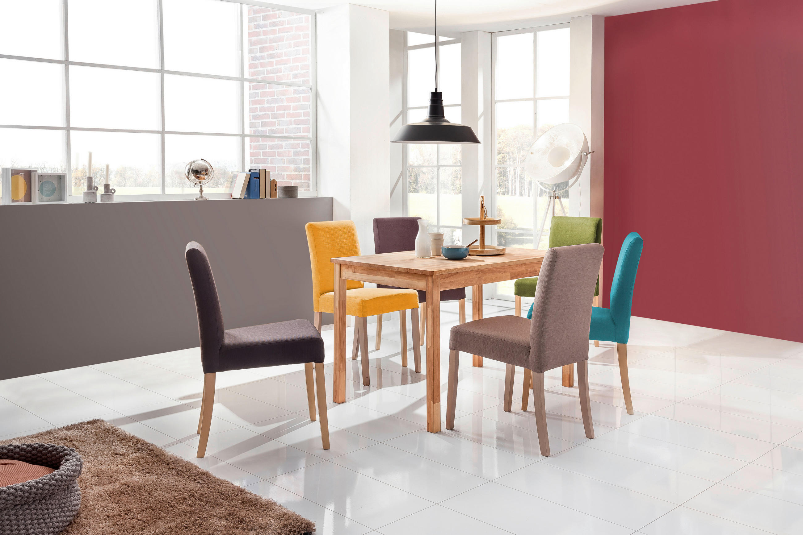 ESSTISCH in Holz 110/70/76 cm  - Buchefarben, KONVENTIONELL, Holz (110/70/76cm) - MID.YOU