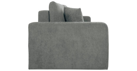 2-SITZER-SOFA in Chenille Grau  - Schwarz/Grau, KONVENTIONELL, Kunststoff/Textil (233/90/110cm) - Carryhome