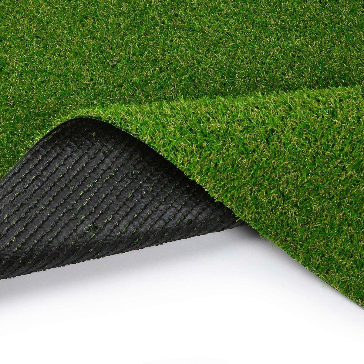 RASENTEPPICH - Grün, Basics, Kunststoff (100/250cm) - Floordirekt