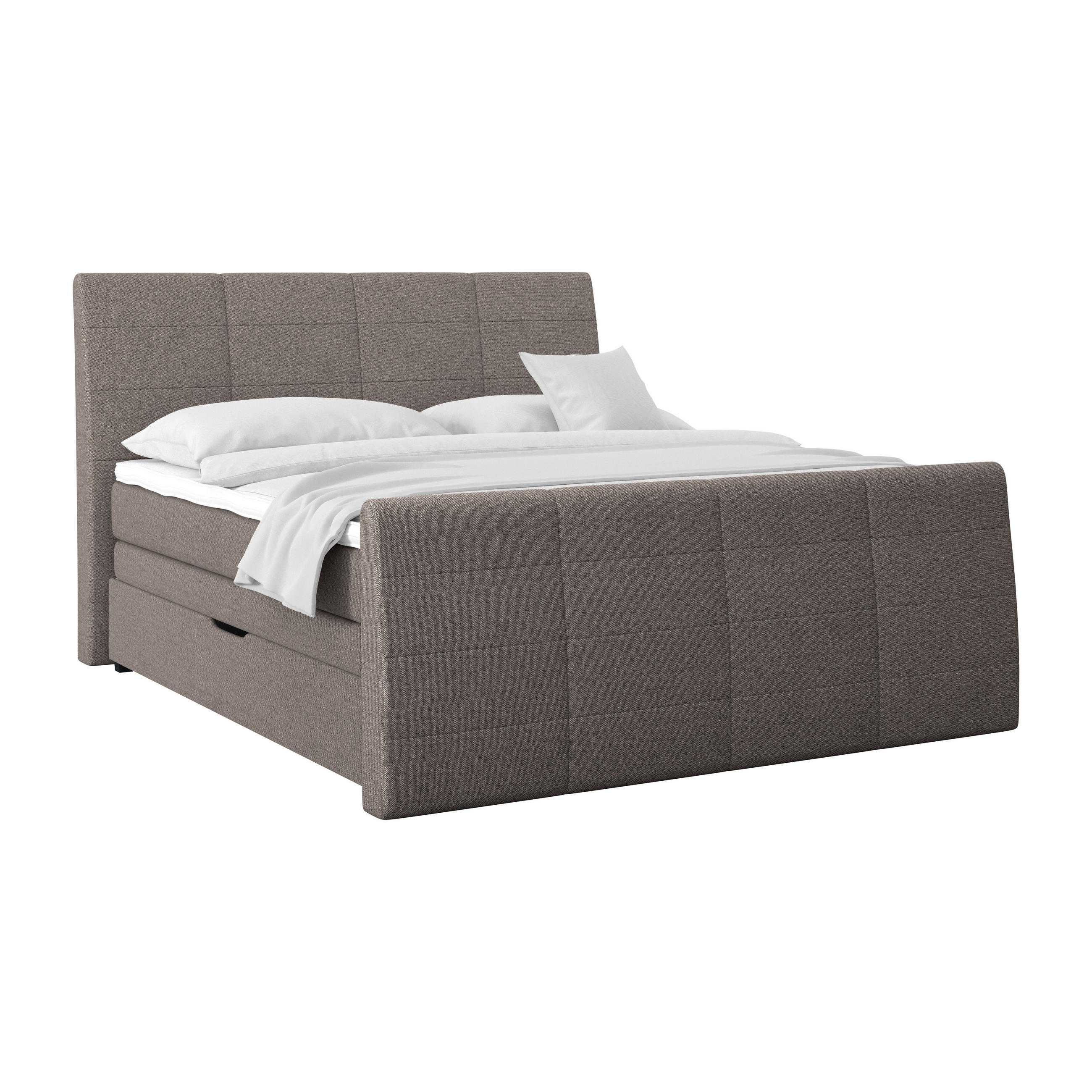 Boxspringbett Mit Topper & Bettkasten 180x200 Libra