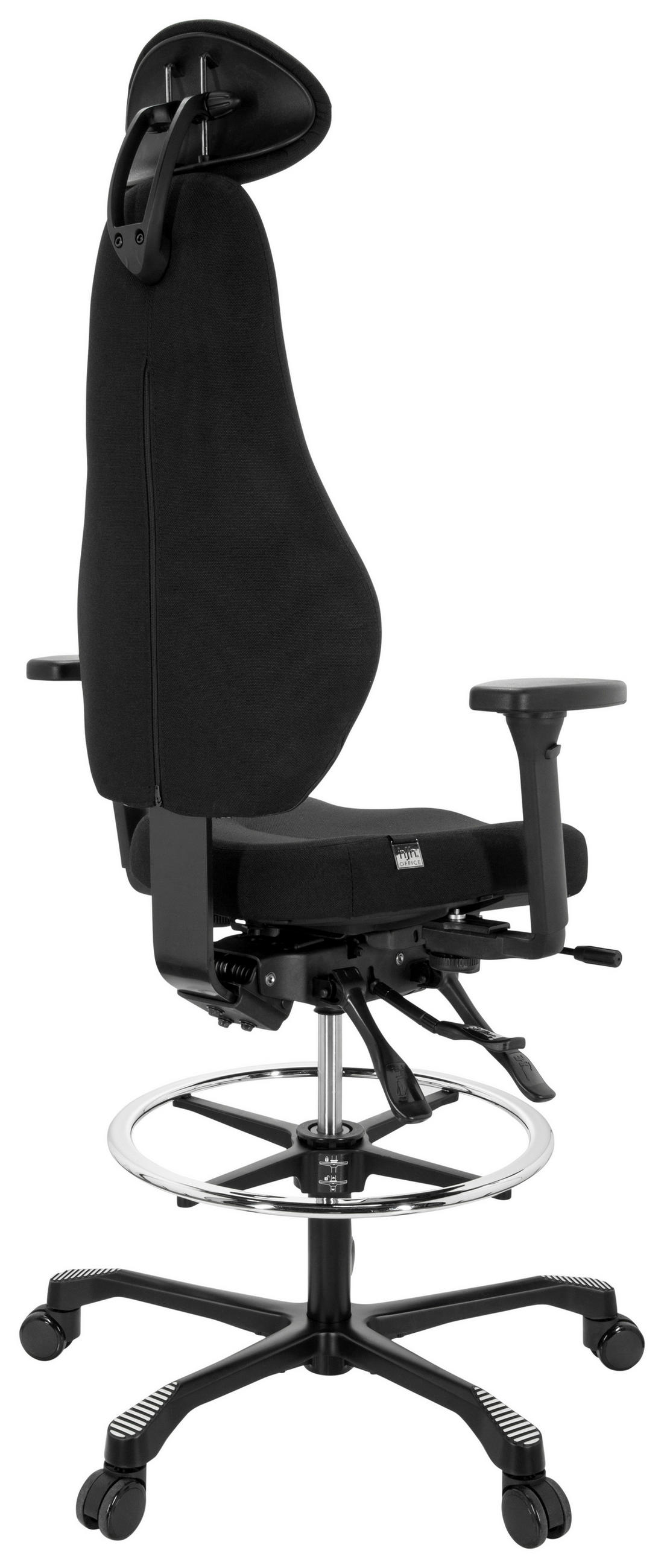 SNURRSTOL  i flatväv svart  - svart, Basics, metall/textil (70/126/54cm) - MID.YOU