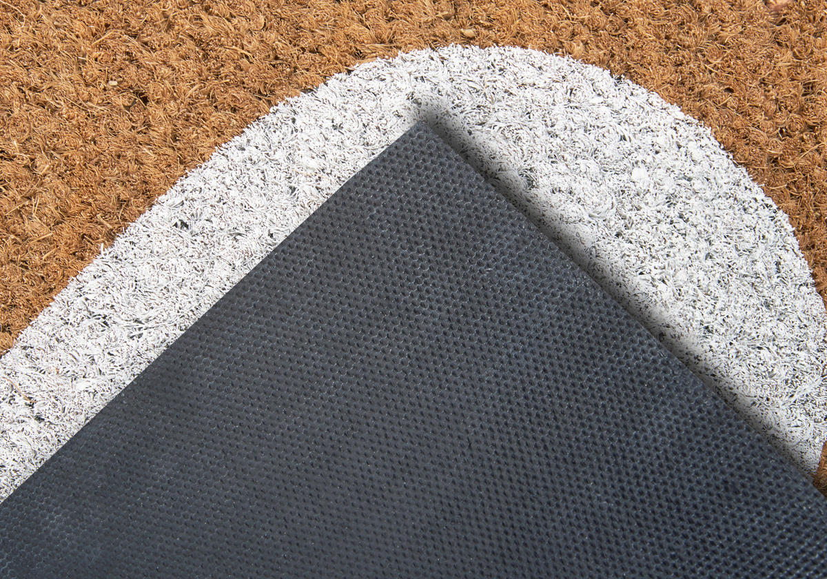 KOKOSMATTE  45/75 cm  Weiß, Hellbraun  - Hellbraun/Weiß, Basics, Naturmaterialien/Kunststoff (45/75cm)