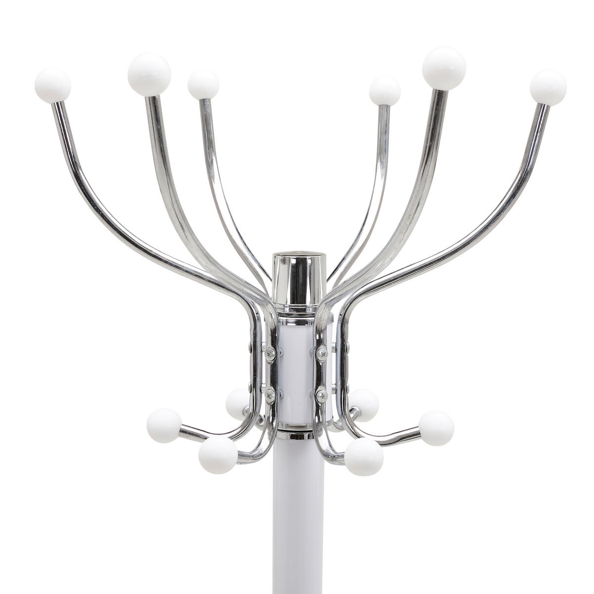 ÁLLÓ FOGAS fehér 37/176/37 cm   - fehér, Basics, műanyag/kő (37/176/37cm) - Xora