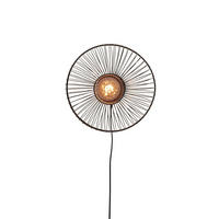 WANDLEUCHTE GOOD&MOJO  38/25/38 cm   - Schwarz, Trend (38/25/38cm) - Good & Mojo