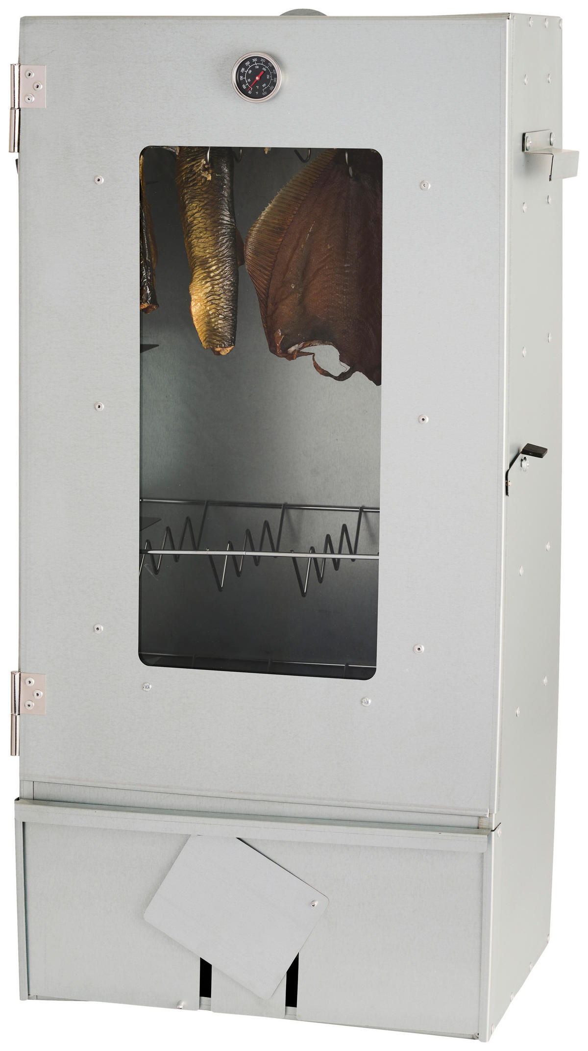 RÄUCHEROFEN - Grau, Basics, Metall (44/80/28cm)