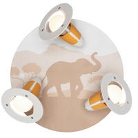 KINDERDECKENLEUCHTE 30/20 cm   - Orange, Basics, Holz (30/20cm)