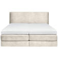 BOXSPRINGBETT 180/200 cm  in Creme  - Creme, KONVENTIONELL, Holz/Textil (180/200cm) - Dieter Knoll