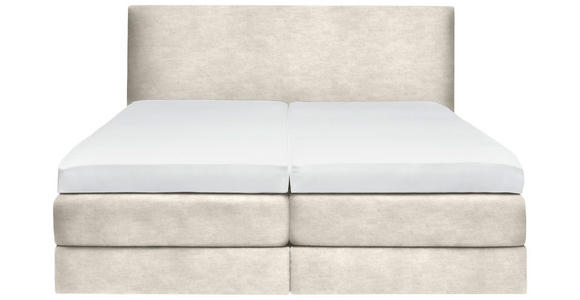 BOXSPRINGBETT 180/200 cm  in Creme  - Creme, KONVENTIONELL, Holz/Textil (180/200cm) - Dieter Knoll