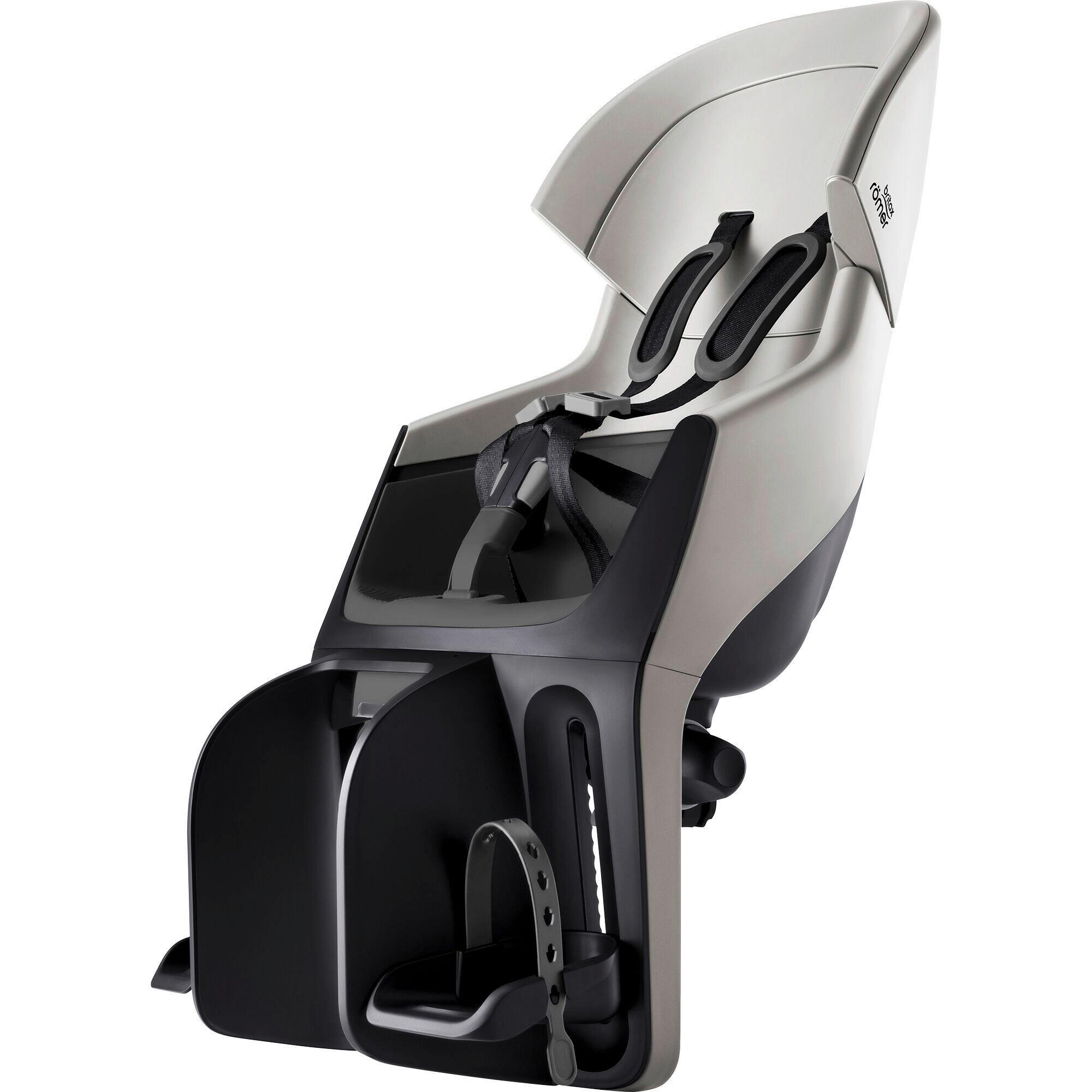 FAHRRADKINDERSITZ - Graublau/Weiß, Basics, Kunststoff/Textil (44/79/39,5cm) - Britax Römer