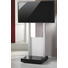 TV-RACK Melamin Silberfarben - Silberfarben, KONVENTIONELL, Metall (70/177/65cm)