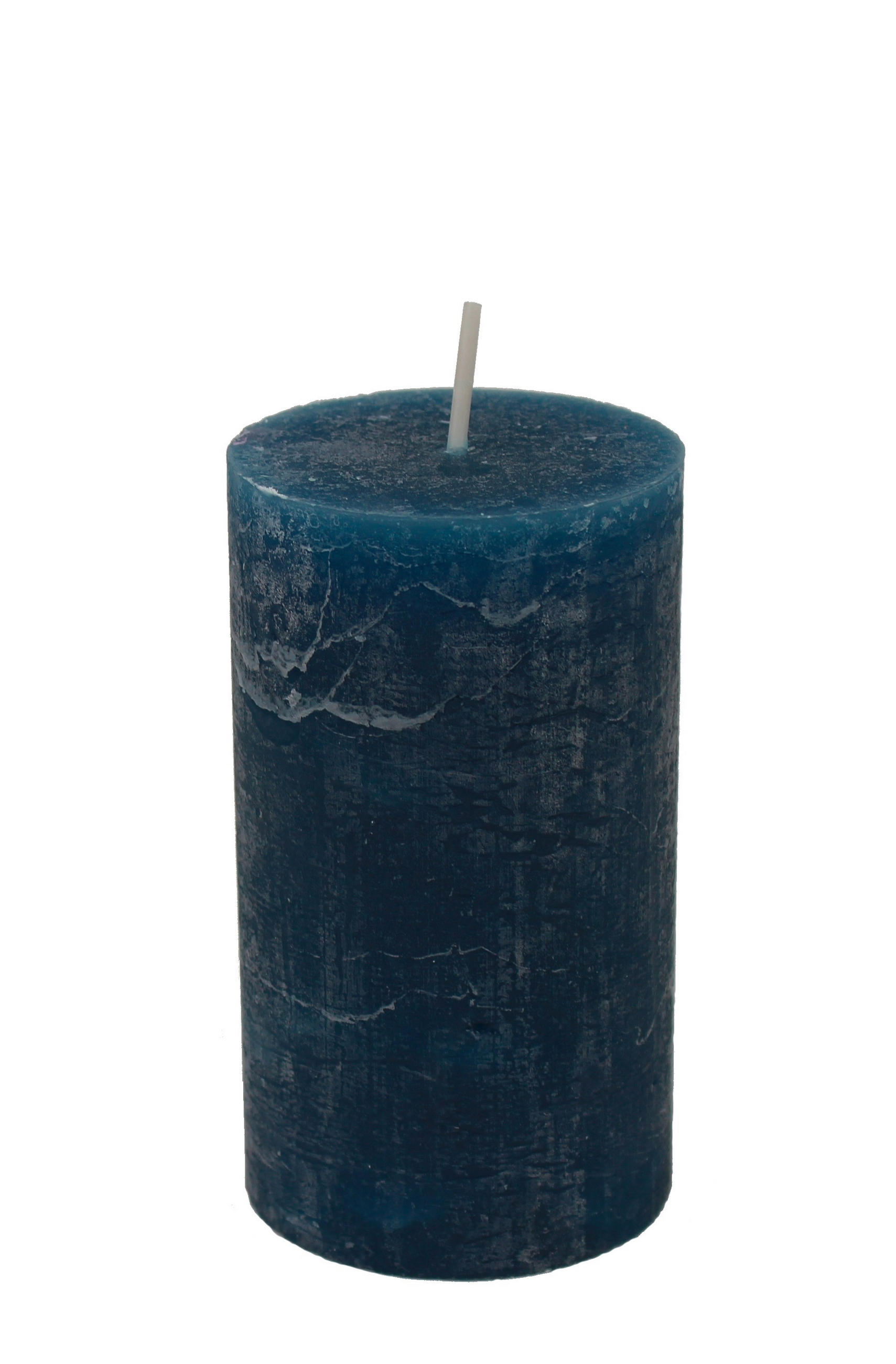 STUMPENKERZE 6,8/12 cm  - Petrol, Basics, Naturmaterialien (6,8/12cm) - Ambia Home