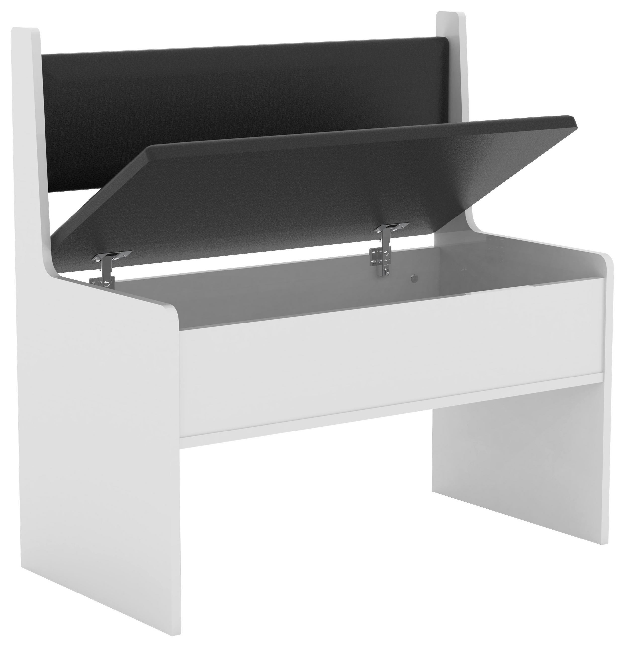 SITZBANK 80/80/42 cm Weiß - Weiß, MODERN (80/80/42cm) - MID.YOU