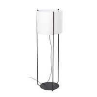 STEHLEUCHTE Minimalistisch 32/32/120 cm  - Beige/Schwarz, Basics, Textil/Metall (32/32/120cm) - Faro Barcelona