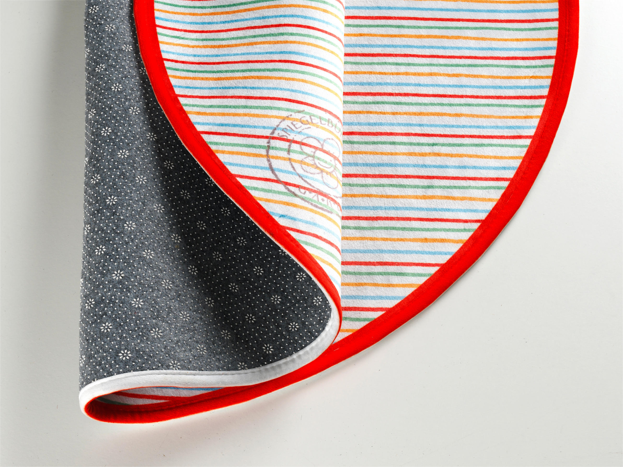 KINDERTEPPICH 100 cm Spiegelburg G.A.R.D.E.N  - Rot/Orange, Trend, Kunststoff/Textil (100cm)