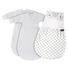 BABYSCHLAFSACKSET Liebmich - Weiß/Grau, Basics, Textil (50/56//null) - Träumeland BABYSCHLAFSACKSET Liebmich - Weiß/Grau, Basics, Textil (50/56//null) - Träumeland