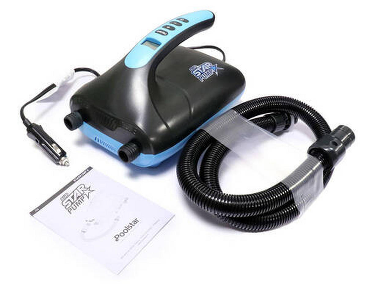 ELEKTR. LUFTPUMPE  - Blau/Schwarz, Basics, Kunststoff (17/19/27cm)