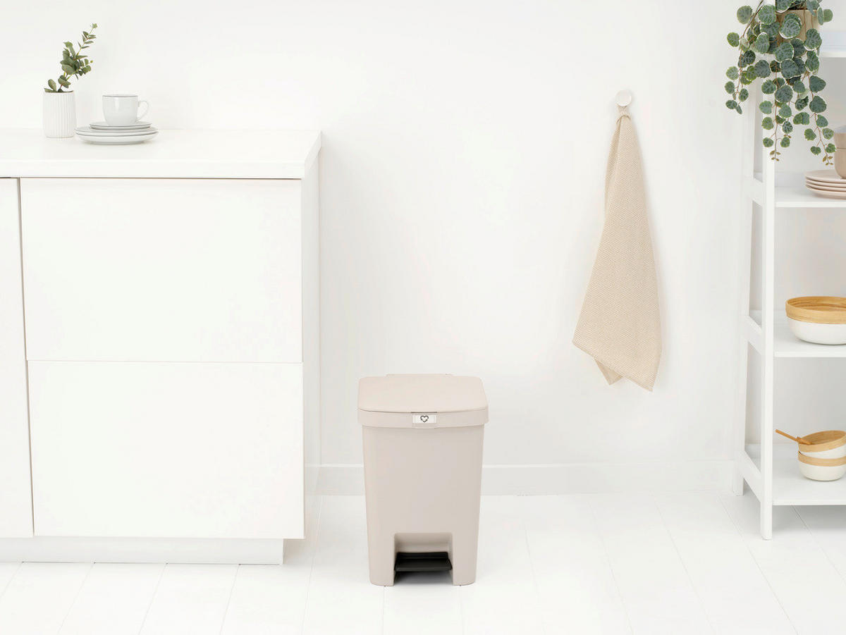 KANTA ZA SMEĆE  25 l   - bež, Osnovno, plastika (28/40.9/35.2cm) - Brabantia