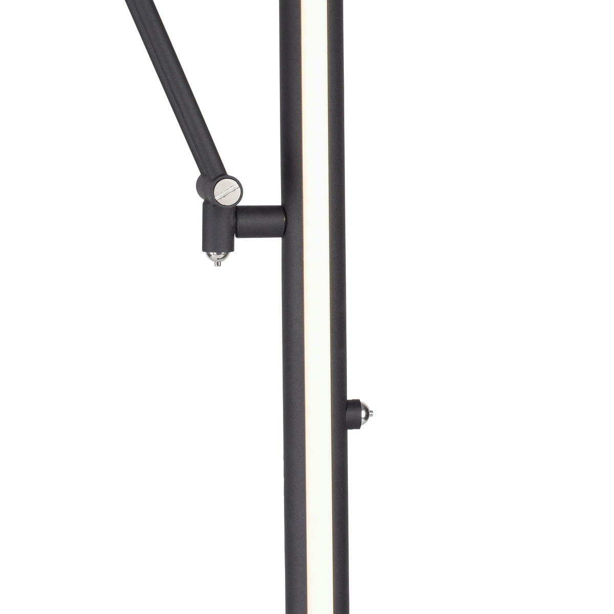 LED STOJACÍ LAMPA, 87/44/202 cm - antracitová, Design, kov/plast (87/44/202cm)