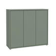 SCHUHSCHRANK Alice Springs  in 110/100/35 cm  - Salbeigrün/Grau, MODERN, Holzwerkstoff/Kunststoff (110/100/35cm) - Xora