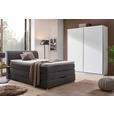 BOXSPRINGBETT 140/200 cm  in Anthrazit  - Anthrazit, KONVENTIONELL, Textil (140/200cm) - Carryhome