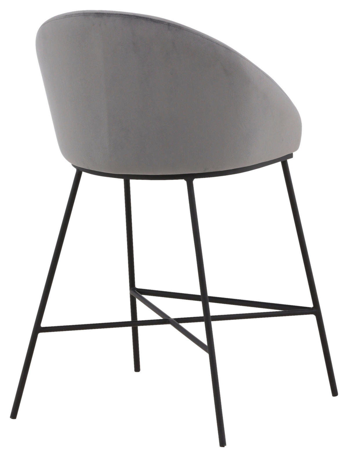 BARPALL i svart, mörkgrå  - mörkgrå/svart, Design, metall/textil (58,5/97/57cm) - Livetastic