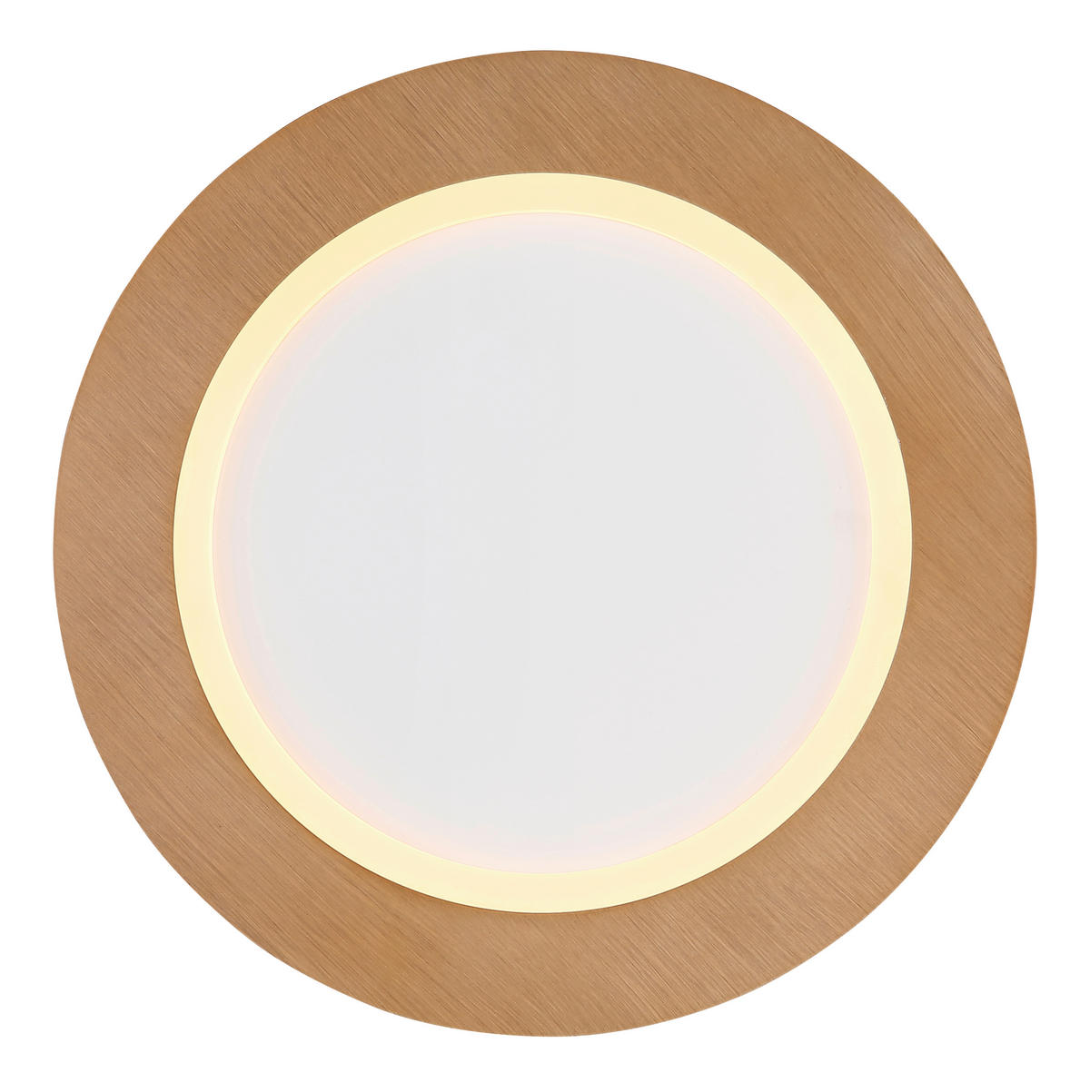 STROPNA LED-SVETILKA   //2700+6500 K/230 V/ - bela/opal, Basics, kovina/umetna masa (40/5cm) - Globo