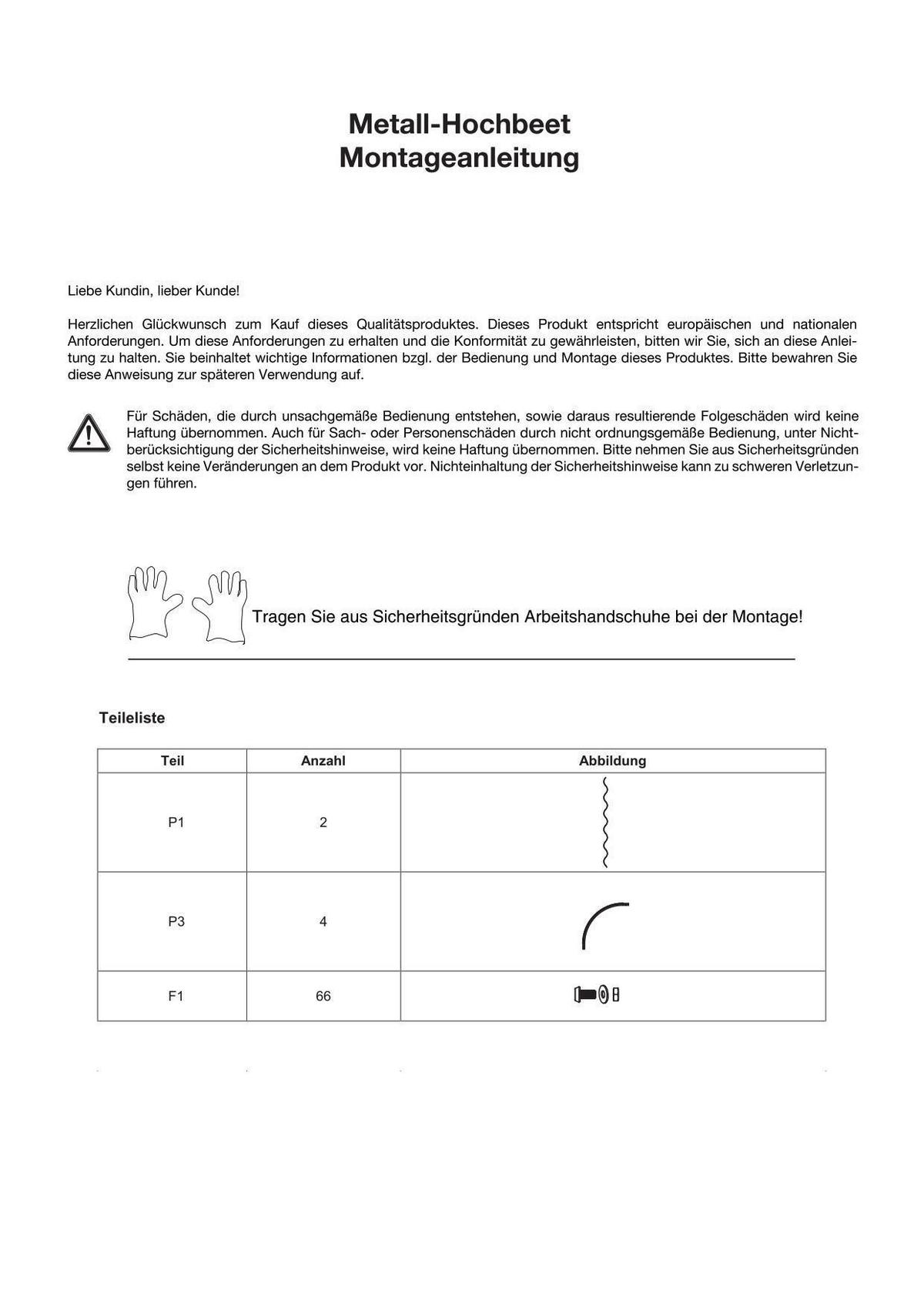 HOCHBEET 160/82/80 cm  - Silberfarben, Basics, Metall (160/82/80cm)