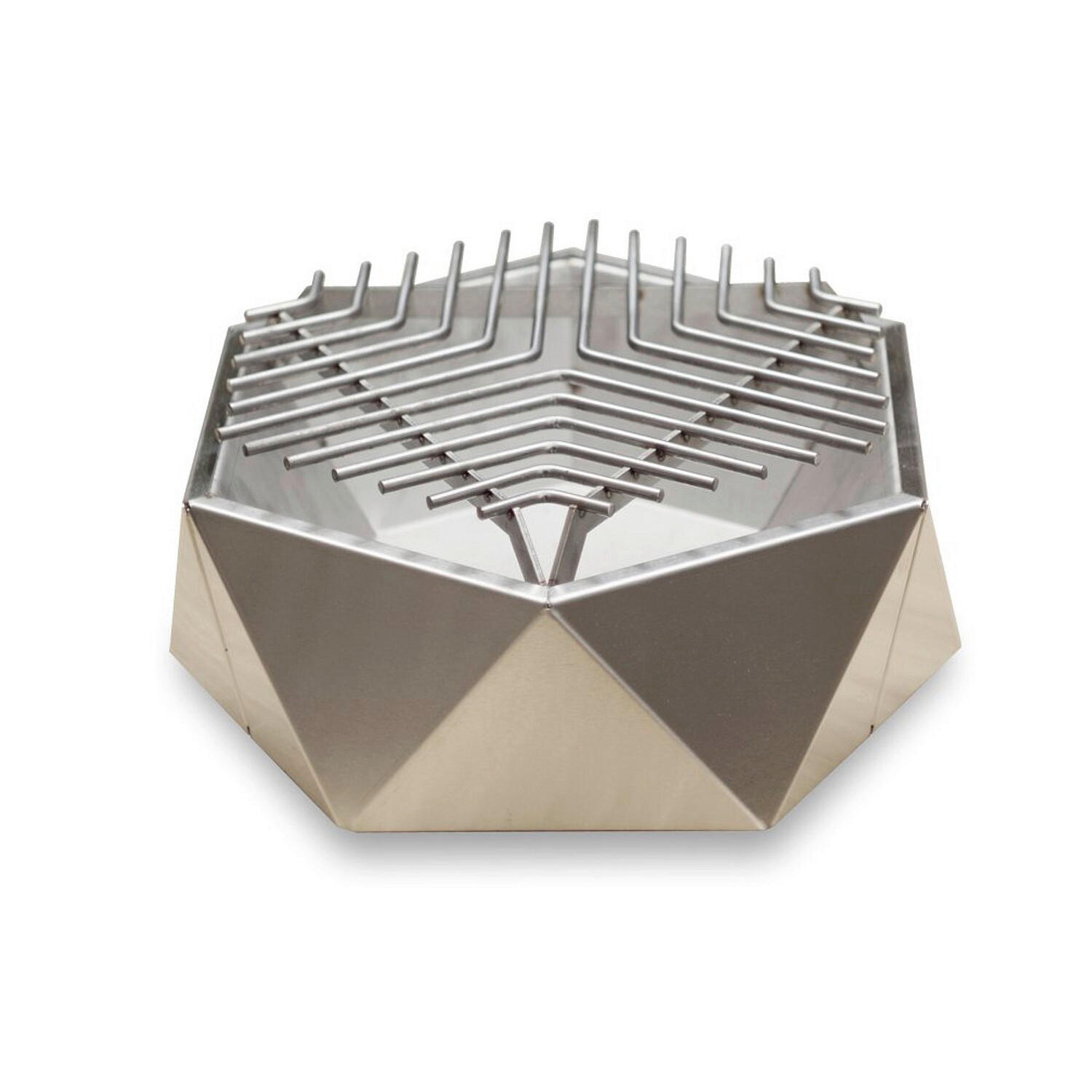 XXXLutz Tischgrill Svenskav Tablatop Grill ES 2562 Edelstahl 17x37x37 cm