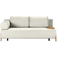 SCHLAFSOFA in Holz, Textil Ecru  - Ecru/Naturfarben, Design, Holz/Textil (211/88/102cm) - Niels Andersson