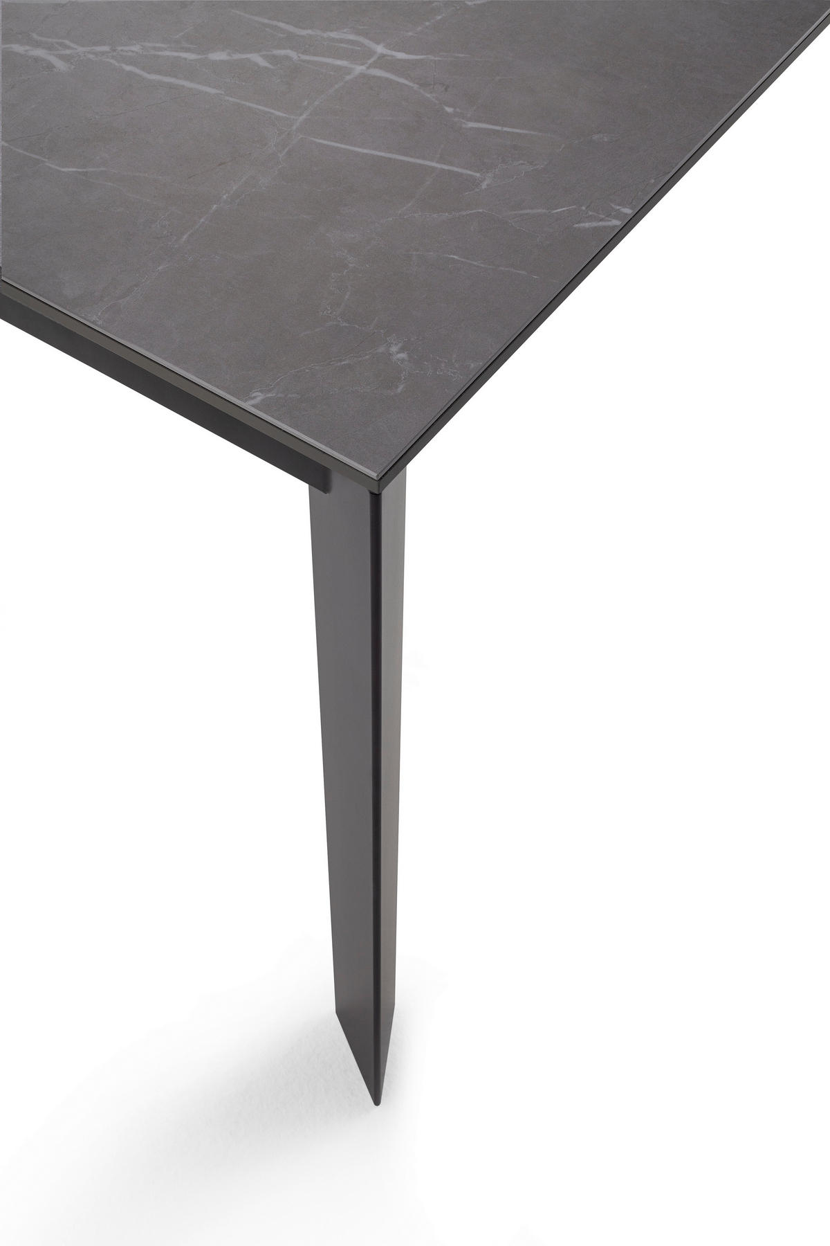 ESSTISCH Schwarz, Eichefarben rechteckig  ausziehbar, in verschiedenen Größen erhältlich, in verschiedenen Holzdekoren erhältlich  - Eichefarben/Schwarz, Design, Holzwerkstoff/Metall (120-180/80/75cm) - home24