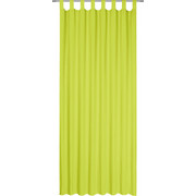 SCHLAUFENVORHANG halbtransparent - Limette, Basics, Textil (135/245cm) - Boxxx