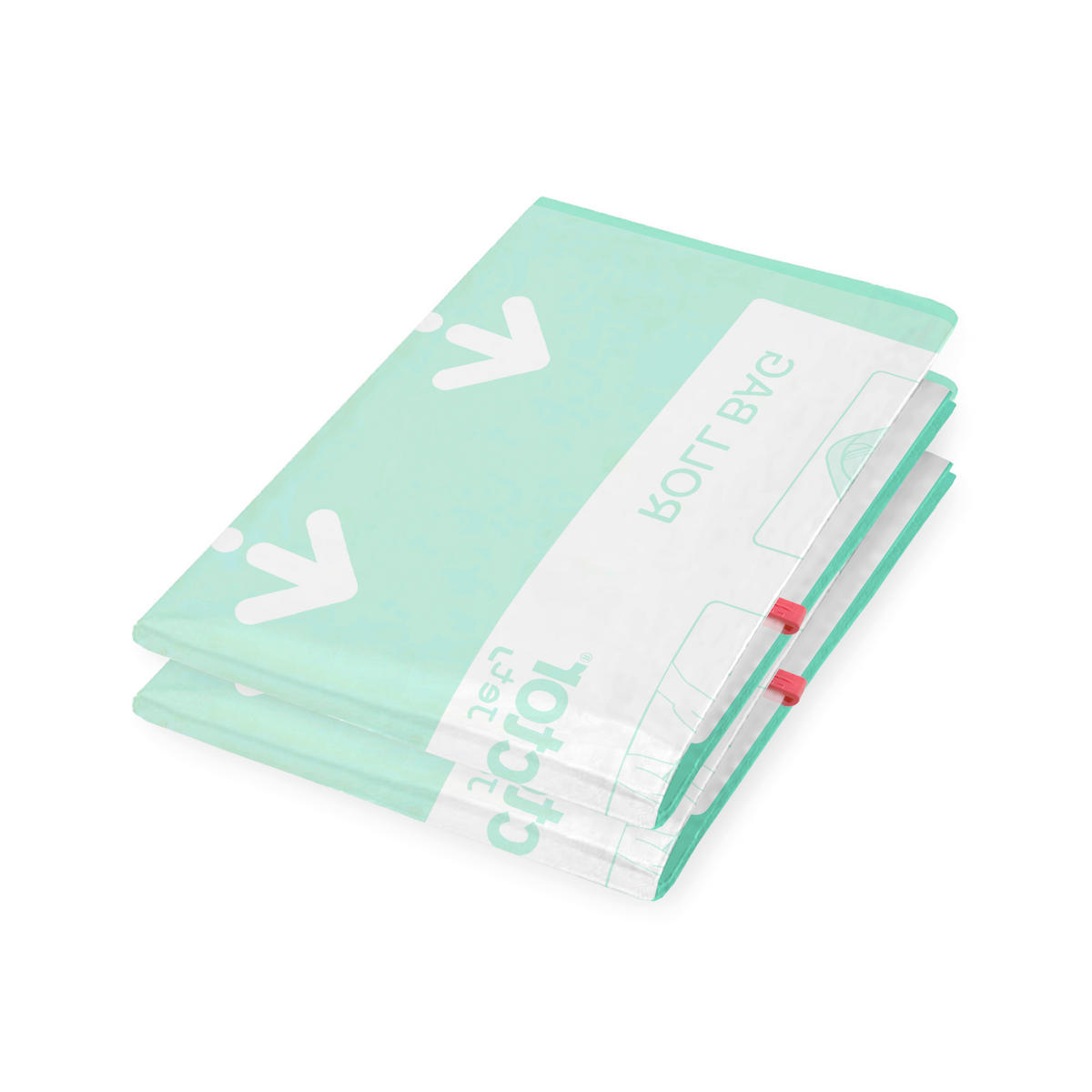 TAŠKA NA USCHOVÁNÍ - světle zelená, Basics, plast (55/70cm)