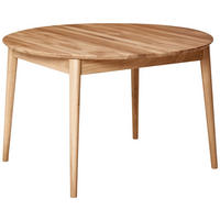 ESSTISCH Holz 120-165/120/75 cm  - Wildeiche, Natur, Holz (120-165/120/75cm) - Livetastic