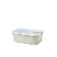 DÓZA NA SKLADOVANIE POTRAVÍN plast  plast 1,0 l - priehľadné/biela, Konventionell, plast (19,8/13,9/7cm) - Mepal