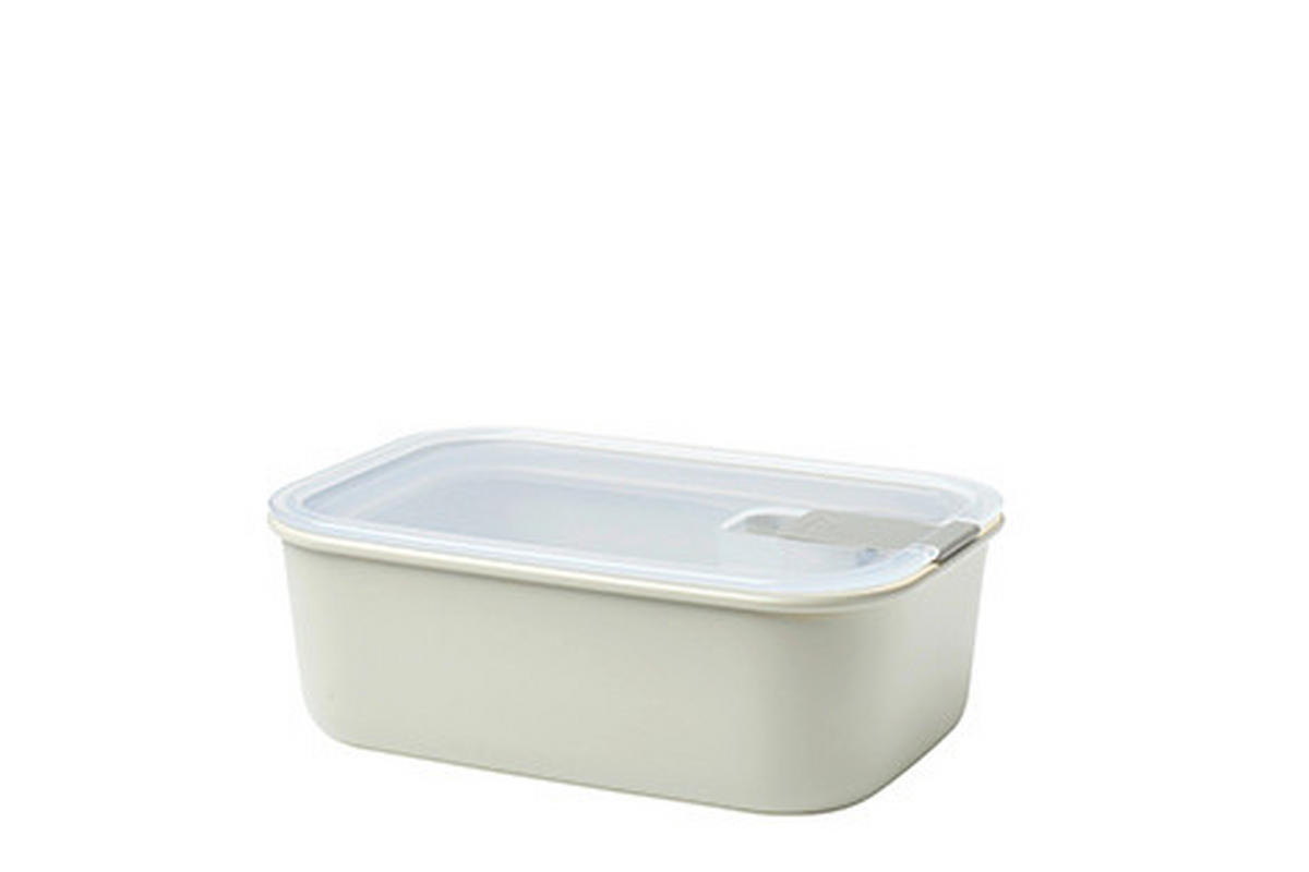 DÓZA NA SKLADOVANIE POTRAVÍN plast  plast 1,0 l - priehľadné/biela, Konventionell, plast (19,8/13,9/7cm) - Mepal