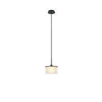 HÄNGELEUCHTE Karl 20/150 cm   - Schwarz, Design, Glas/Metall (20/150cm) - Bankamp